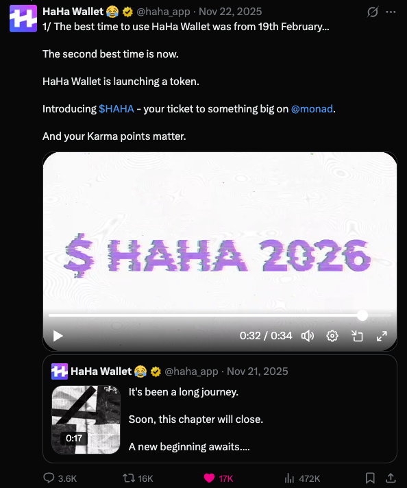 Token launch post